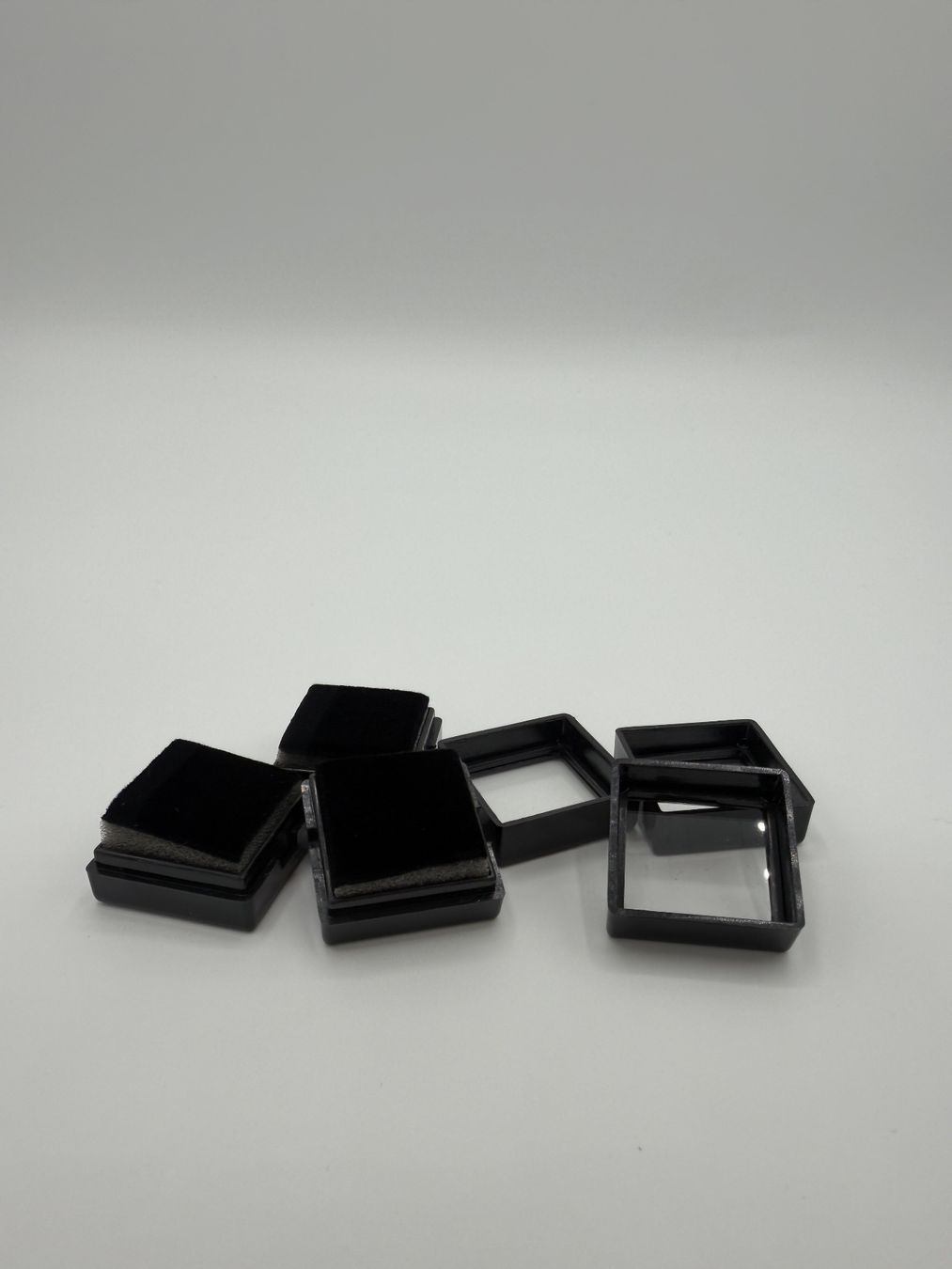 Pietre preziose: 10x Edelsteinbox / Schmuckbox 3cm x 3cm Quadrate Schwarz – Nuovo e nell'imballaggio originale da Buchs SG venduto da OTNaturalGems 6