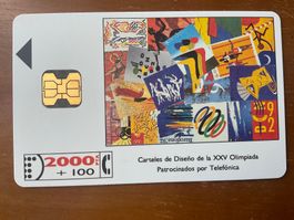 Telefonkarte Spanien. Olympiade. Barcelona 1992