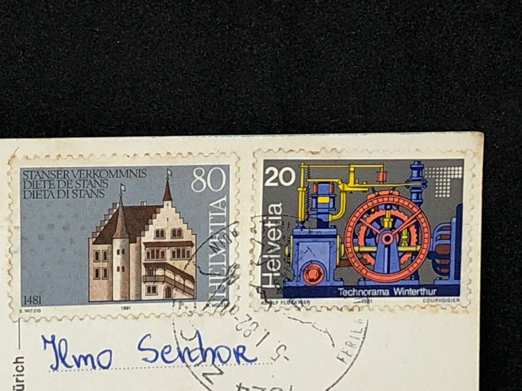 Cartoline postali: Zuoz 1700m (Engadin) – Usato da Widnau venduto da Brusi9 1