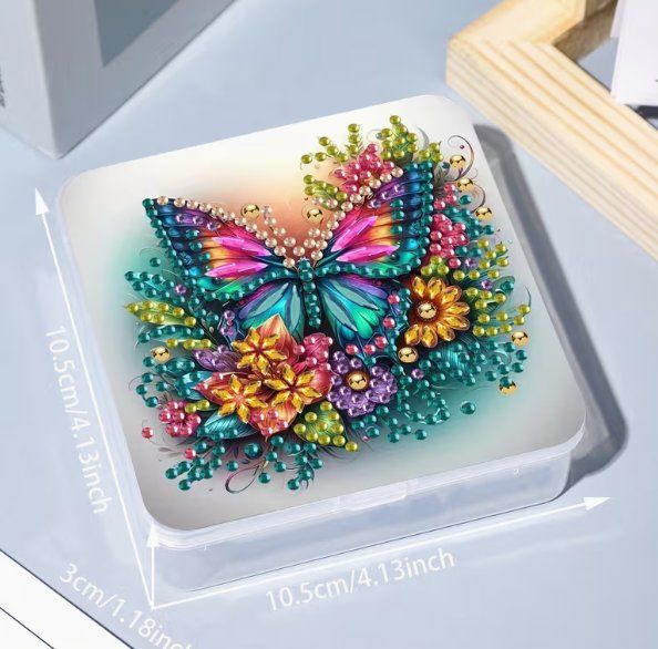 Kit bricolage: Diamond Painting Box Schmetterling – Nuovo e nell'imballaggio originale da Obergösgen venduto da Diamond-Painting 2