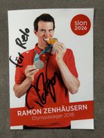 AUTOGRAMM RAMON ZENHÄUSERN OLYMPIA 2026 SION WALLIS VALAIS