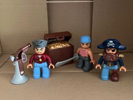 Lego Duplo Figuren Piraten mit Schatz