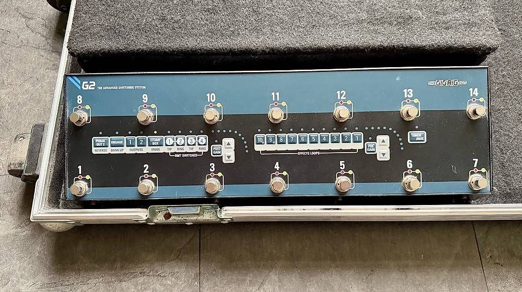 Strumenti musicali: Gigrig G2 switcher avec hard case Pedalier guitare – Usato da Froideville venduto da ChrisGuitars 2