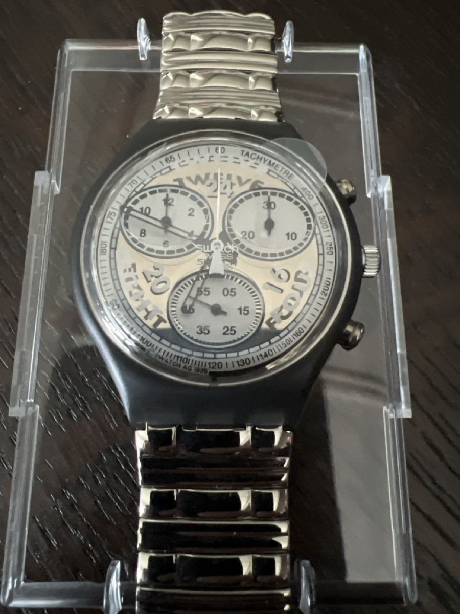 Swatch Orologi: Swatch Chrono (SCM112A) Specchio – Nuovo e nell'imballaggio originale da Künten venduto da Spike17 1