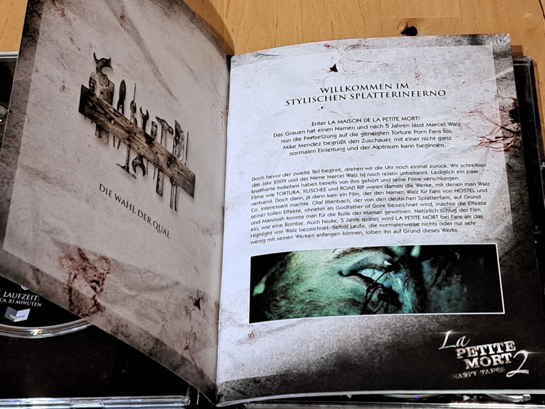 Tutti i DVDs: Mediabook La petite Mort 2, seltene 3-Disc Edition – Nuovo (secondo la descrizione) da Unterseen venduto da Kanica 6
