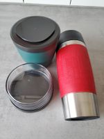 Thermosbecher und Vorratsbehälter rot grün nie gebraucht,neu