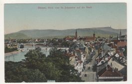 Ansichtskarte Basel, Blick vom St.Johanntor auf die Stadt *
