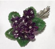 Blumenbrosche ca. 1910-1930