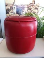 Wäschekorb-Hocker Vintage 60-er - 70-er-Jahre !