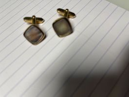 Elegante Manschettenknöpfe Vintage mit Perlmutt – Ein ...