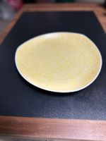 70er Teller, Schale, Schumann Handarbeit mit Granula