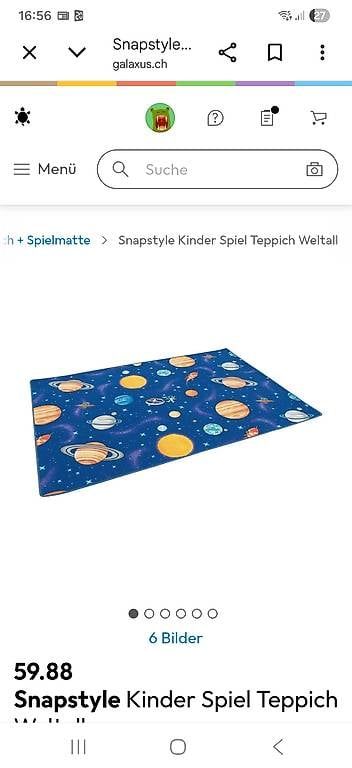 Tappeti: Snapstyle Teppich Weltall – Usato da Ilanz venduto da sev_yyw9