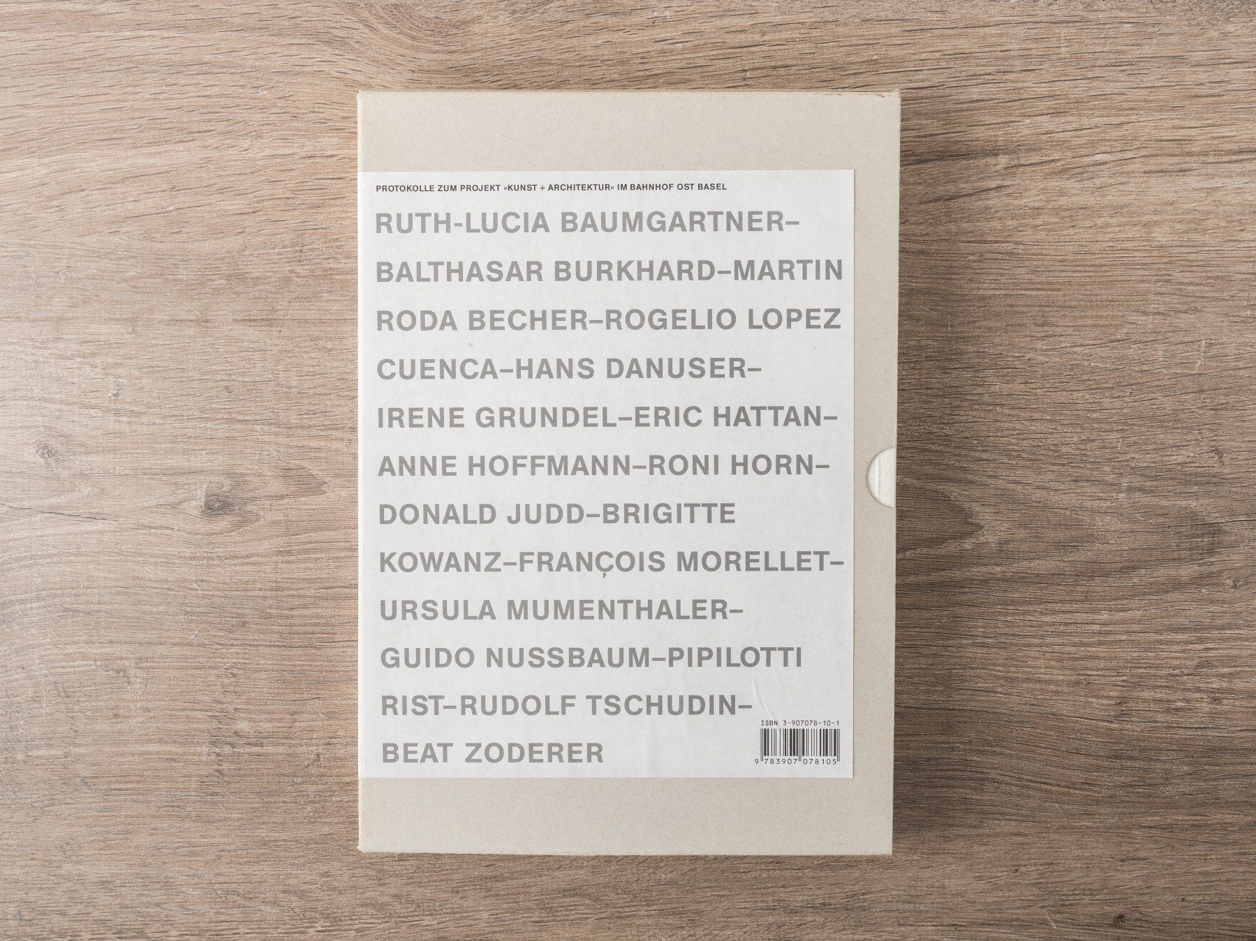 Libri: 6 Protokollhefte Kunst + Architektur im Bahnhof Ost Basel – Usato da Ziefen venduto da sin_2chk 1