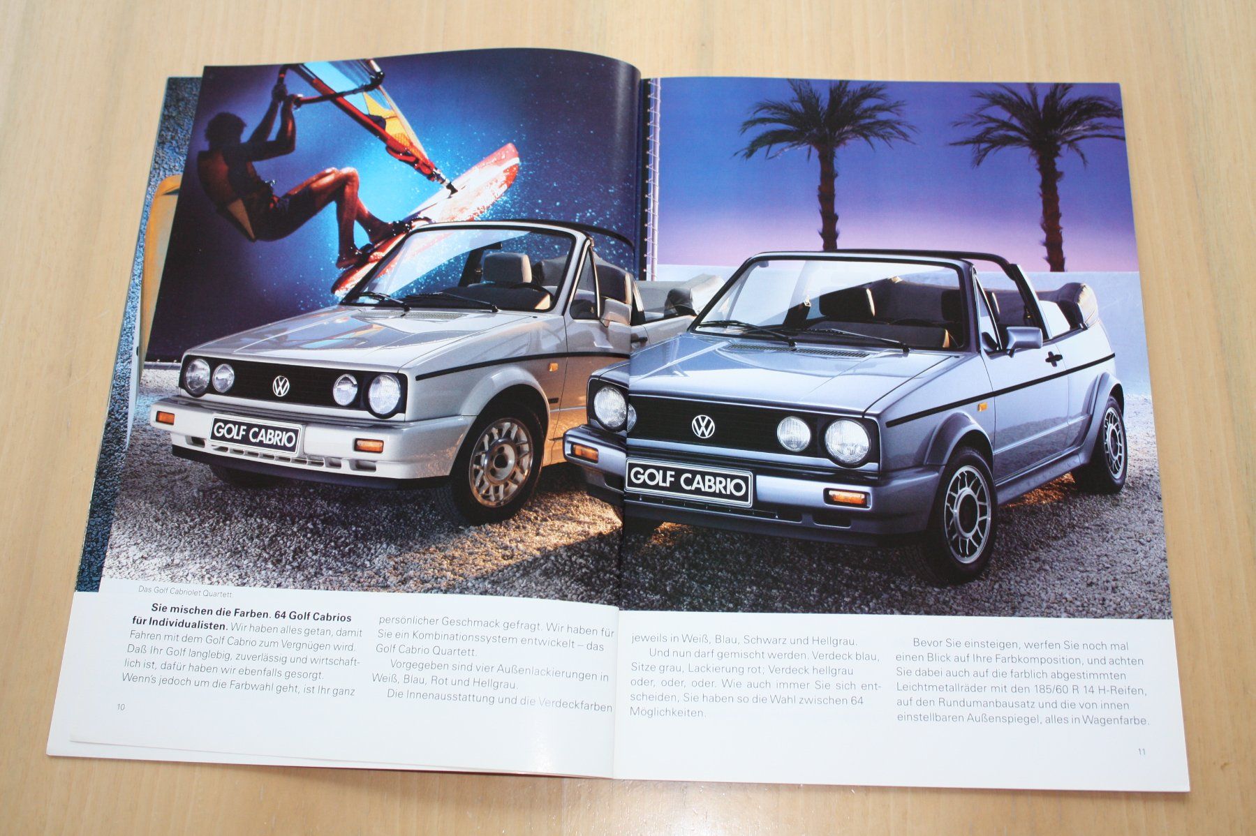 VW Documenti: VW Golf Cabriolet Quartett 1993 – Usato da Wikon venduto da erwin400 4
