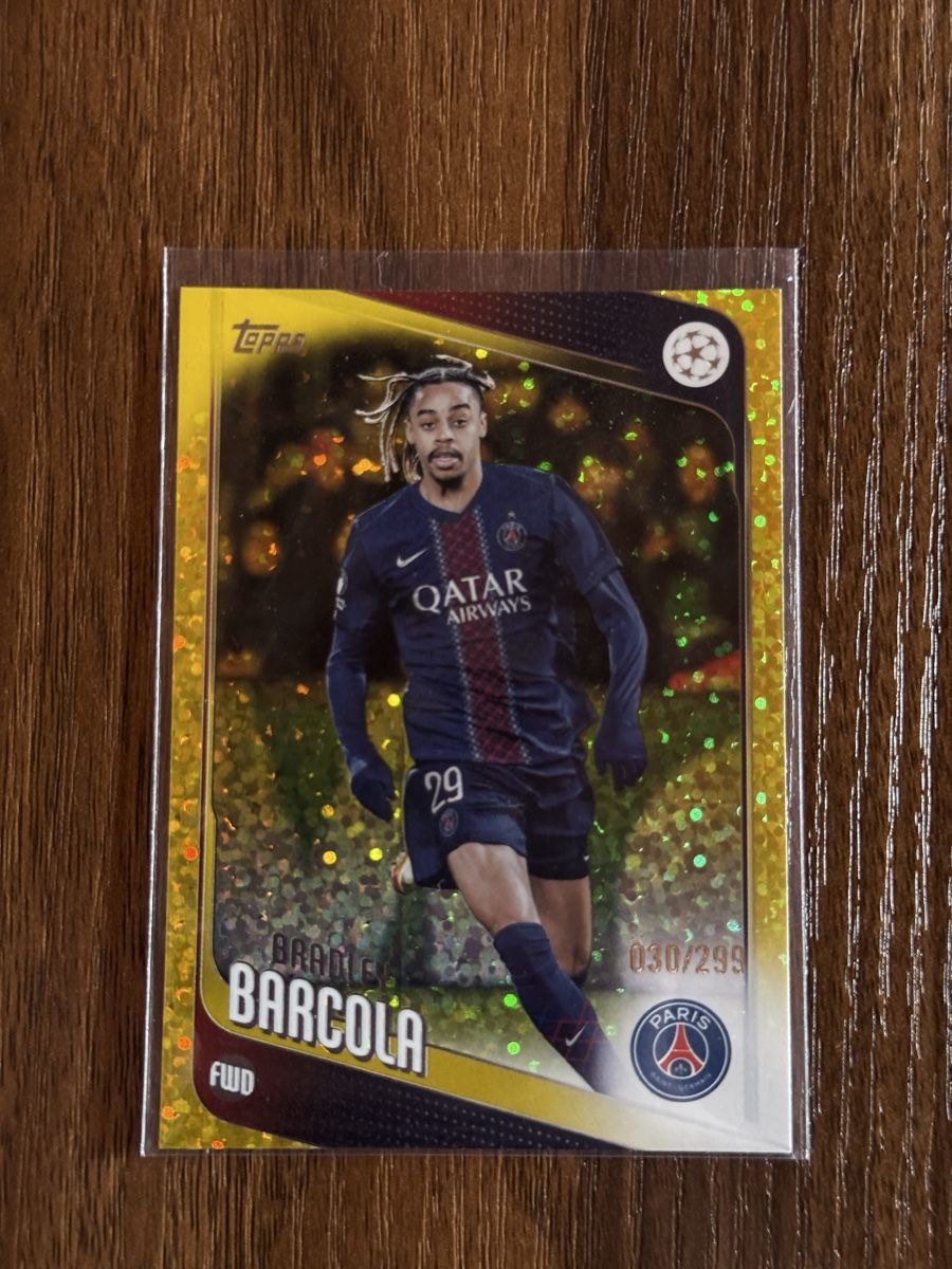 Topps Carte collezionabili: Bradley Barcola – Nuovo (secondo la descrizione) da SAXON venduto da Mic_9