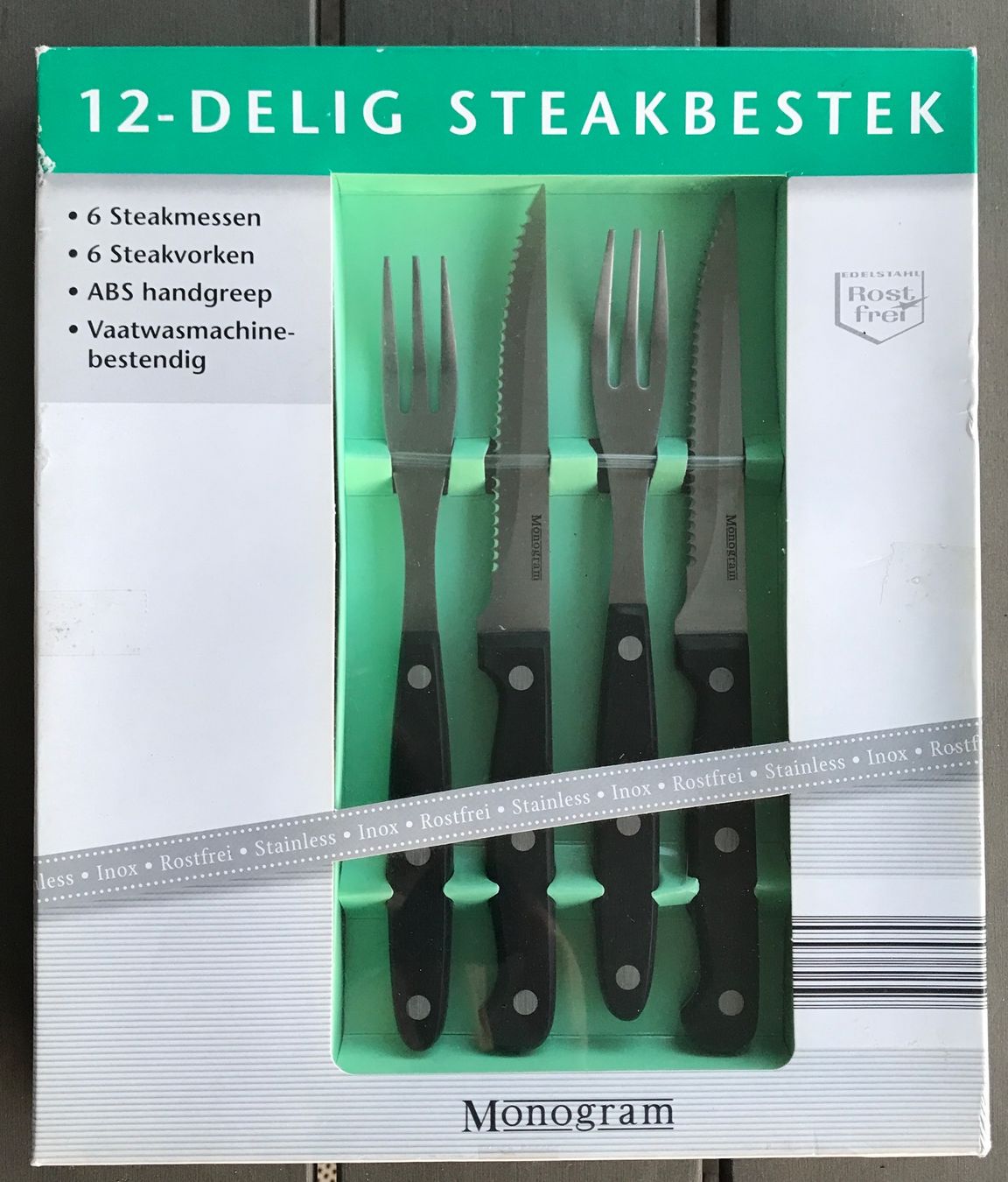 Set di posate: Neues Monogram Steakbesteck – Usato da Ebnat-Kappel venduto da Molton
