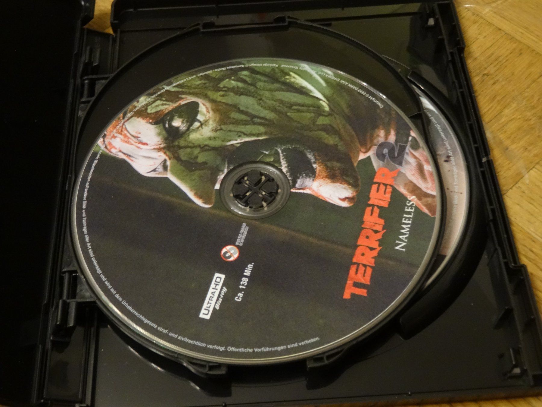 Alle DVDs: Terrifier Double Feature 4K ULTRA UHD Blu-ray – Gebraucht aus Olten von Disc-Verkauf 1