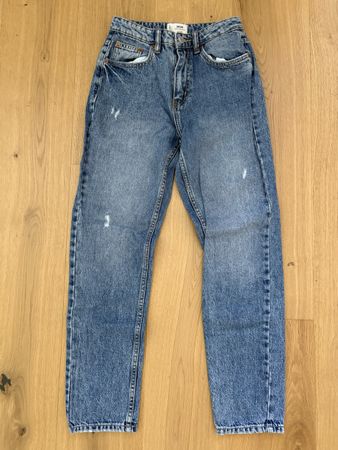 Tally Weijl Jeans High Waist Mom Grösse 32 blau