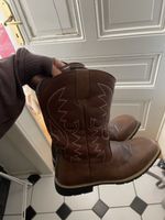 Vegan leather cowboy boots 