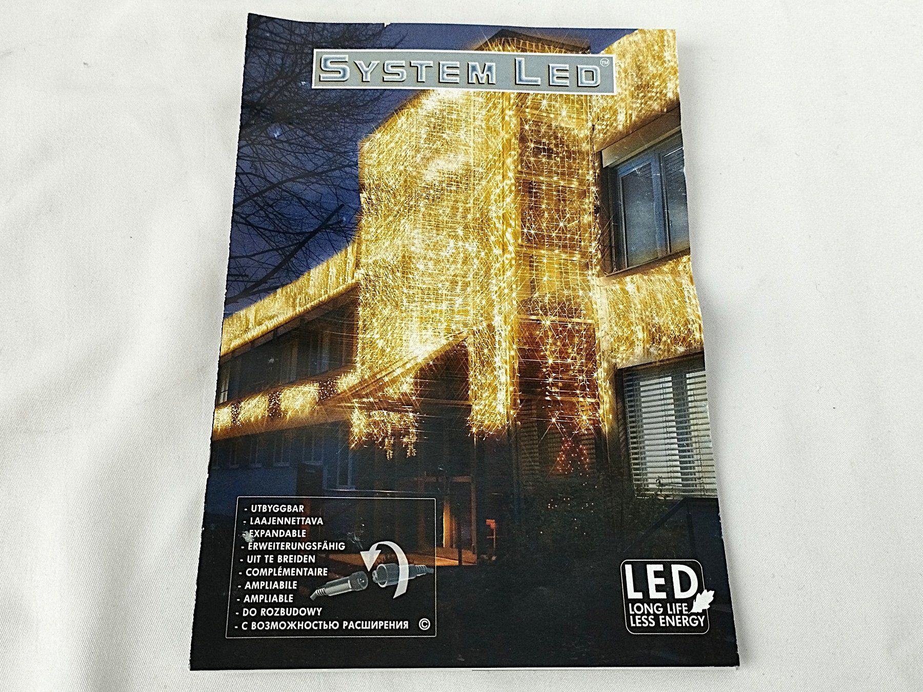 Ghirlande e barre luminose: SYSTEM LED Icicle Led 3x0.4 m Diodenkette – Nuovo (secondo la descrizione) da Schübelbach venduto da Restwert_Schubelbach 1