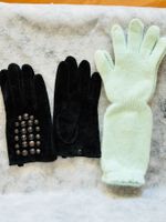 Handschuhe: Winterhandschuhe, Leder und Strick, warm! (52)