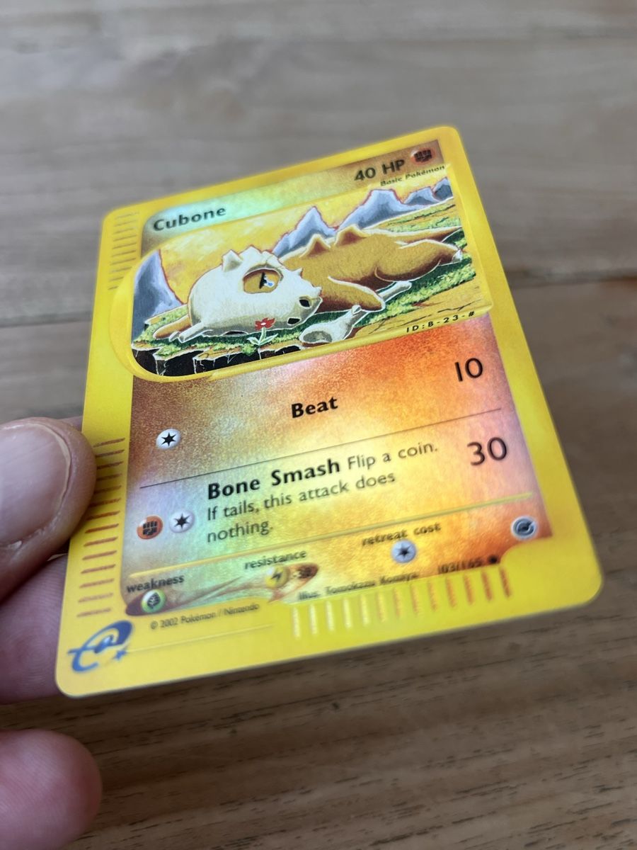 Pokémon Sammelbilder & Trading cards: NM Cubone Expedition Reverse Holo E-Reader 103/165 Komiya – Gebraucht aus Zollikon von inf_l5jd 3