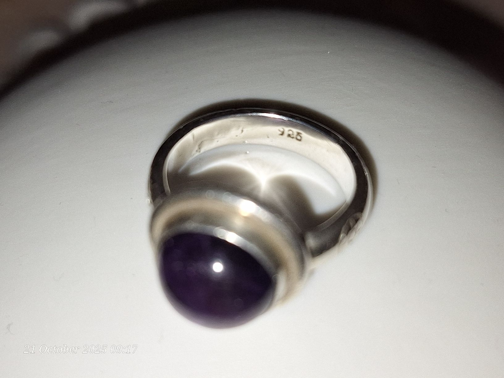 Anelli: Silver Ring with Amethyst 18mm – Usato da Marin-Epagnier venduto da Natasa82 2