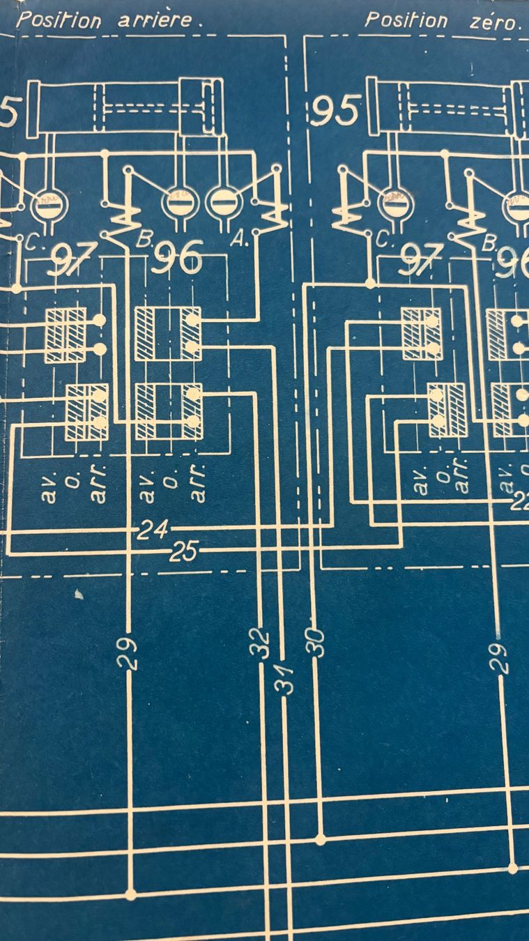 SBB/CFF/FFS Dokumente: CFF Traction - Circuits d'asservissement - ancienne copie – Gebraucht aus Neuchâtel von gefdeneuch 4
