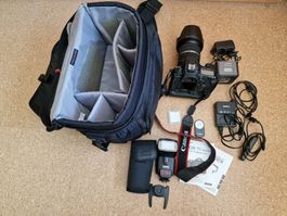 Canon EOS 7D Mark II & EFS 17-55 2.8 IS USM viel Zubehör TOP