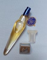 Parfum-Flacon "Nikos Sculpture", Glas mit sep. Metallständer