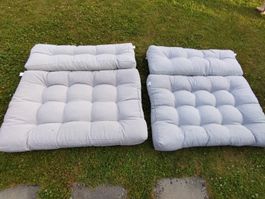2 Paar Sitzkissen für Palettensofa