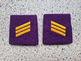 ** Gradabzeichen Patten Set Obergefreiter Militärjustitz ***