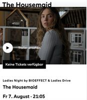 Allianz Open Air Cinema 07 Aug 2x "The Housemaid"