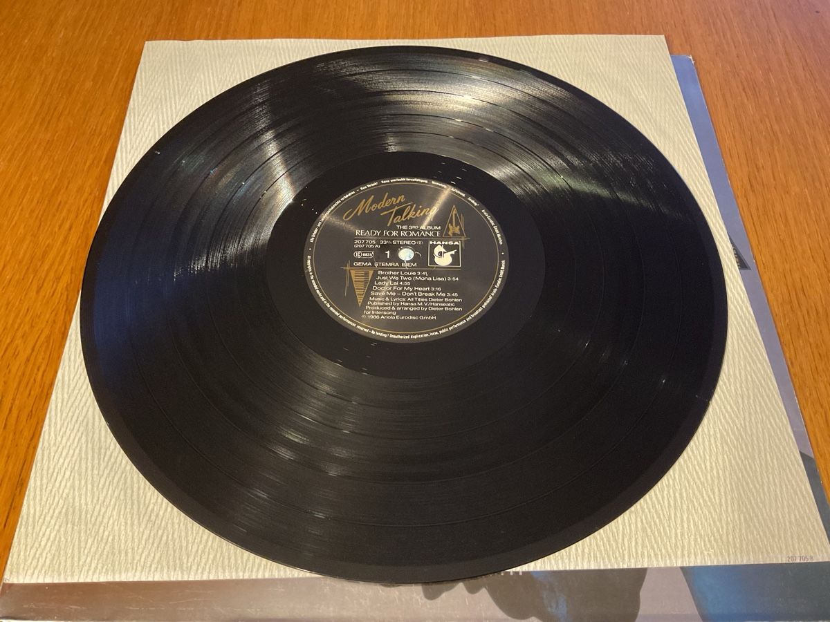 Dischi in vinile: Modern Talking Ready for Romance LP 3. Album – Usato da Steinach venduto da Quarkie 2
