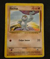 MACHOP 52/102 BASE SET POKEMON VINTAGE 1999 ITALIANO