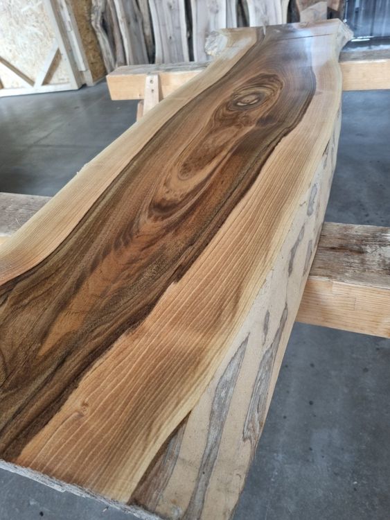 Articoli in legno: Nussbaum Massivholz Klotzbretter Natur Walnut Unikat Deko – Nuovo (secondo la descrizione) da Rheineck venduto da Dein_Wunschholz 8