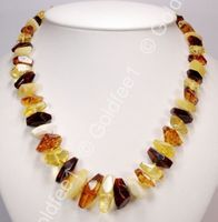 Echter Bernstein (Baltic Amber) Kette ca. 50cm