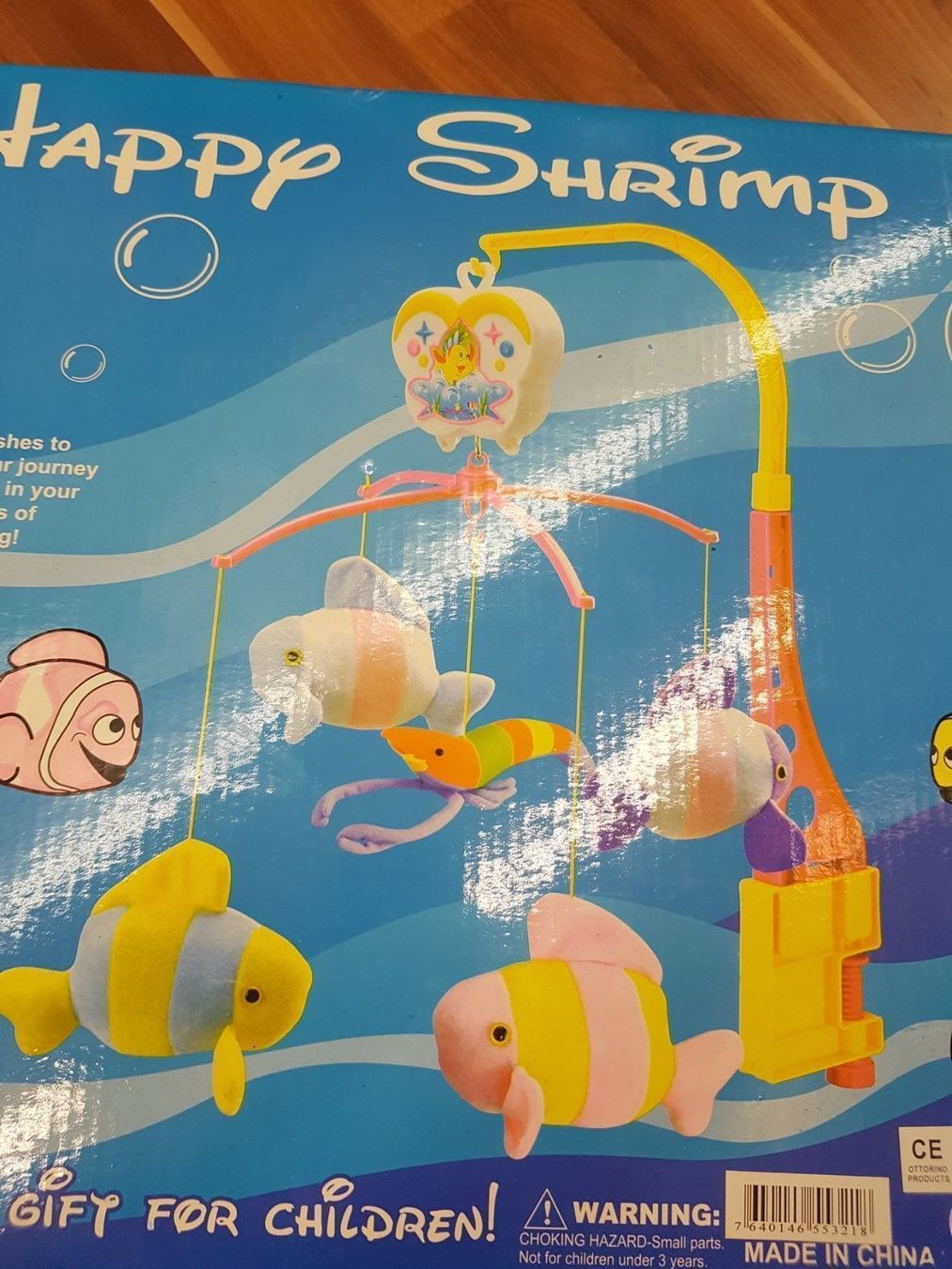 Giocattoli: Mobile happy shrimp mit Musik L1 – Nuovo e nell'imballaggio originale da Schwarzenburg venduto da flamingo1970 2