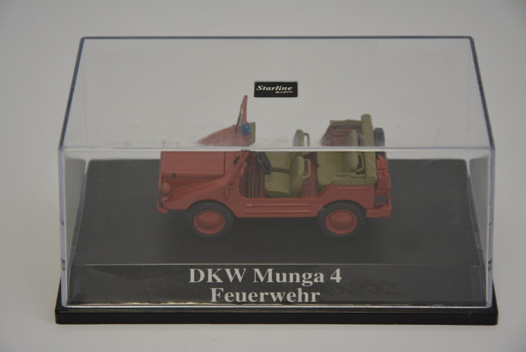Modellini d'auto: DKW Munga 4 Feurwehr, Starline , 1:43 – Nuovo e nell'imballaggio originale da Goldach venduto da Feivel9 1