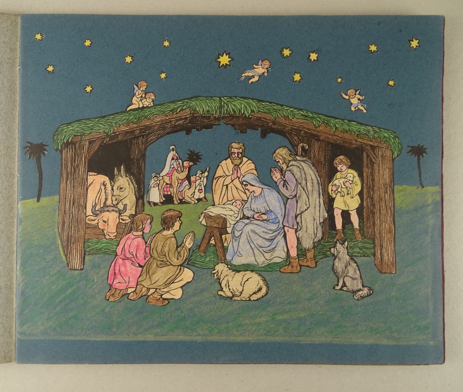 Bücher: HERBERT RIKLI: GRUPPENBILDER, KINDERBUCH UM 1910 – Gebraucht aus Grüningen von Kartensammler