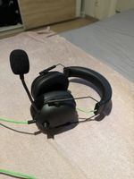 Headset black with microphone