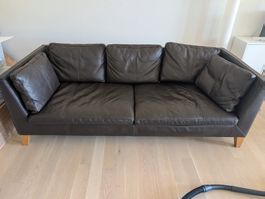 IKEA Stockholm Sofa 3.5 Leder dunkelbraun