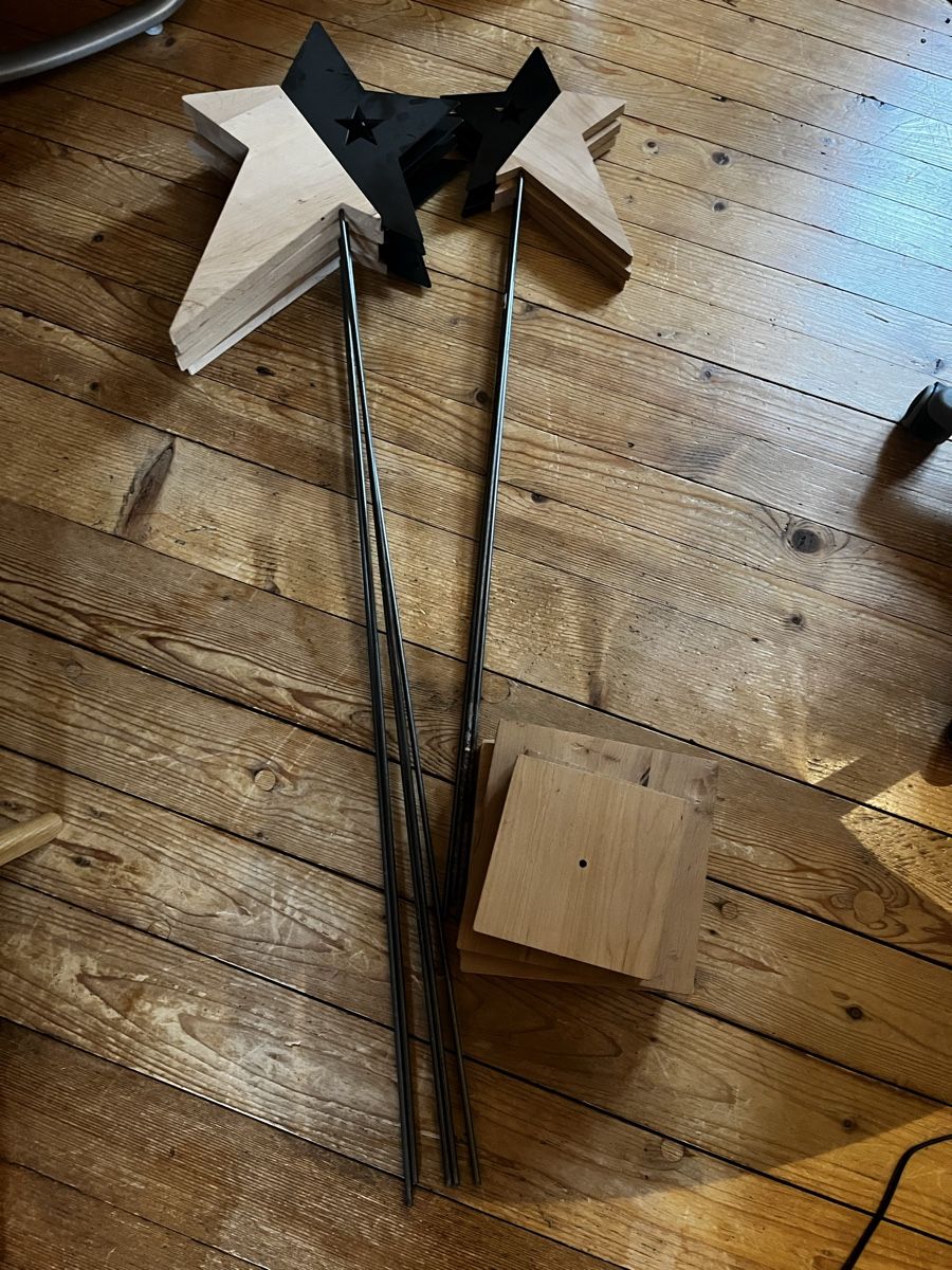 Tutte le decorazioni: Dekosterne Holz/Metall – Usato da Dittingen venduto da PaulBommel