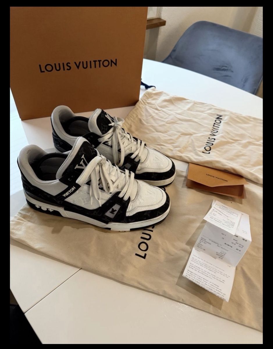 Louis Vuitton Scarpe da uomo: Louis Vuitton Sneaker "Trainer" Neuwertig, Gr. 9, inkl. Box  – Usato da Erlinsbach venduto da L.S.. 1