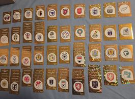 40 verschiedene Sticker Panini Wappen WM26 01