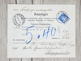 CL13 Carte Postale  + Timbre Suisse 1919