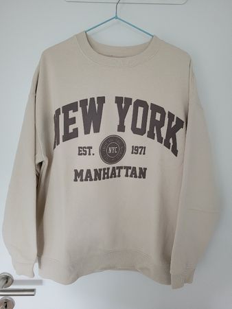 New York Sweater, Beige Grösse M
