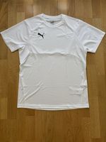 PUMA, Sport T-Shirt, L, Weiss, 100% Polyester