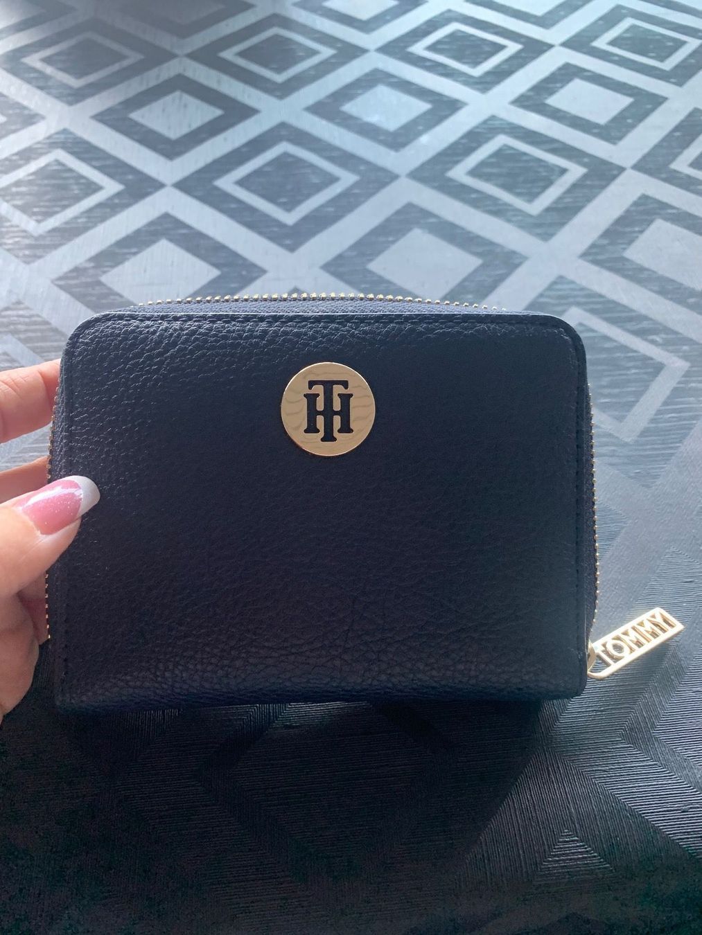 Tommy Hilfiger Portemonnaie: Portefeuille Tommy Hilfiger bleu – Neu (gemäss Beschreibung) aus Fully von Sassa68