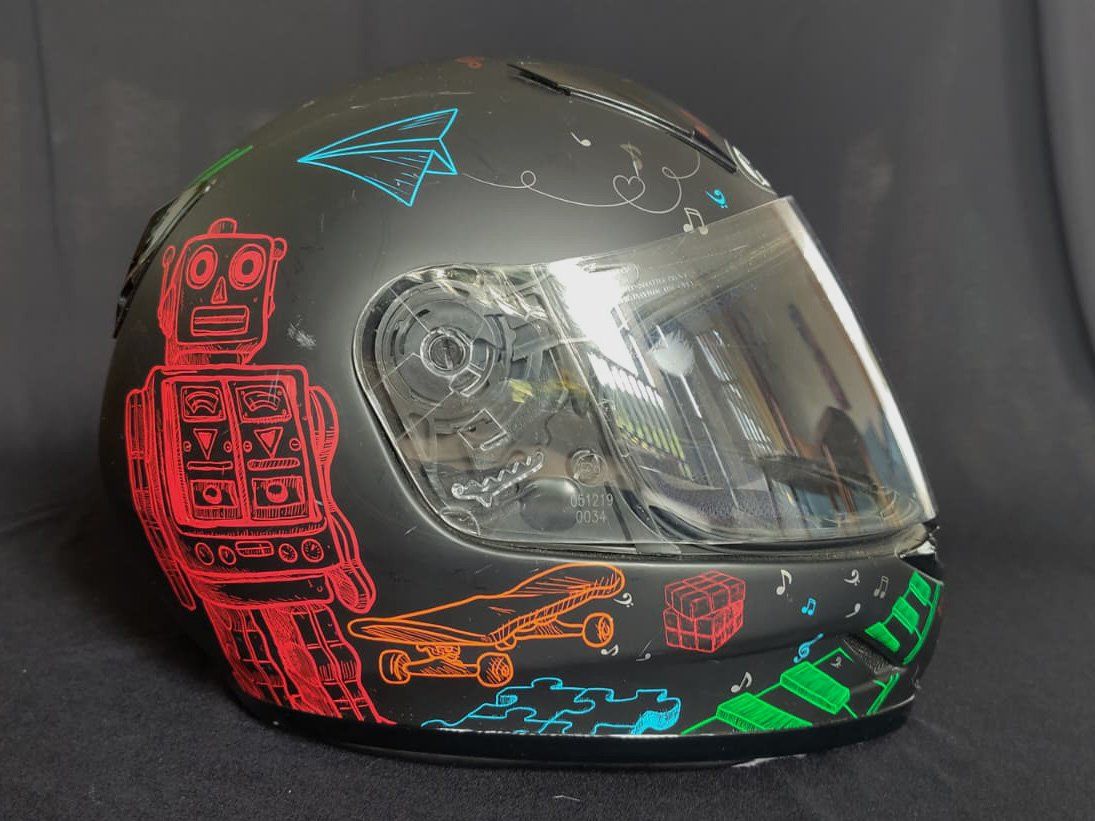 HJC Caschi & visiere: Kinder-Motorradhelm HJC – Usato da Buch am Irchel venduto da 4lmnts 4